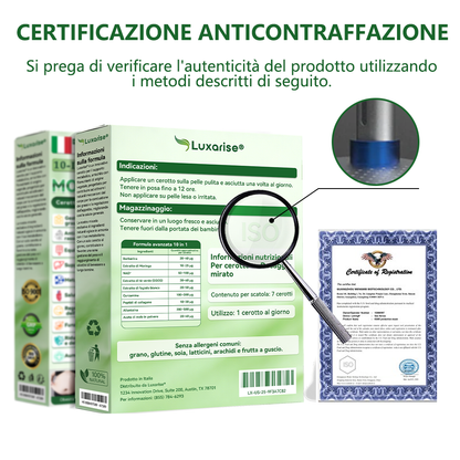 𝑁𝑒𝑔𝑜𝑧𝑖𝑜 𝑢𝑓𝑓𝑖𝑐𝑖𝑎𝑙𝑒  |🥑𝑳𝒖𝒙𝒂𝒓𝒊𝒔𝒆®  Moringa · Berberine × NAD+ 10-in-1 Advanced Nano Microneedle Patch II (Solo una volta al giorno, cambiamenti visibili in 7 giorni) ✅ Per obesità, pelle rilassata, diabete, apnea notturna, problemi articolari e molto altro