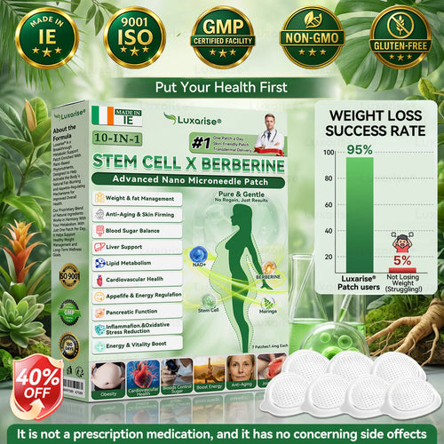 𝑶𝒇𝒇𝒊𝒄𝒊𝒂𝒍 𝑺𝒕𝒐𝒓𝒆  | 🍃 𝑳𝒖𝒙𝒂𝒓𝒊𝒔𝒆® 𝑺𝒕𝒆𝒎 𝑪𝒆𝒍𝒍 𝑩𝒆𝒓𝒃𝒆𝒓𝒊𝒏𝒆 10-𝑰𝑵-1 𝑨𝒅𝒗𝒂𝒏𝒄𝒆𝒅 𝑵𝒂𝒏𝒐 𝑴𝒊𝒄𝒓𝒐𝒏𝒆𝒆𝒅𝒍𝒆 𝑷𝒂𝒕𝒄𝒉 (𝐎𝐧𝐜𝐞 𝐃𝐚𝐢𝐥𝐲, 𝐯𝐢𝐬𝐢𝐛𝐥𝐞 𝐜𝐡𝐚𝐧𝐠𝐞𝐬 𝐢𝐧 𝟕 𝐝𝐚𝐲𝐬）✅ 𝐎𝐛𝐞𝐬𝐢𝐭𝐲, 𝐃𝐢𝐚𝐛𝐞𝐭𝐞𝐬, 𝐒𝐥𝐞𝐞𝐩 𝐀𝐩𝐧𝐞𝐚, 𝐀𝐧𝐝 𝐉𝐨𝐢𝐧𝐭 𝐈𝐬𝐬𝐮𝐞𝐬